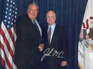 Mike Molloy & Senator John Mc Cain